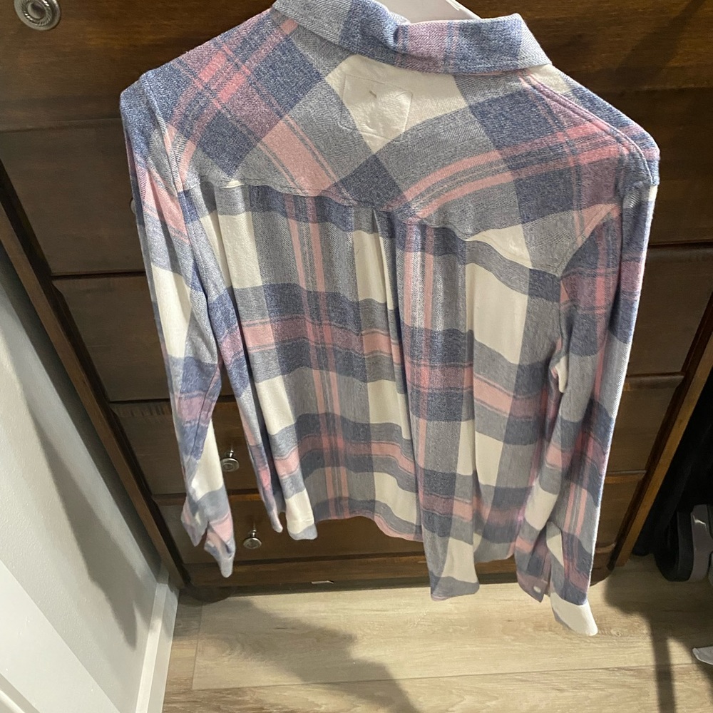 Rails Plaid Button Up In Small. Blue And Pink. - image 2